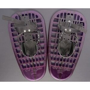 L.L. Bean Little Bear Unisex Grizzly Adjustable Snow Shoes Purple Ages 5-12